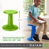 image:imageGaiam Kids Wobble Stool Desk Chair Flexible Seating  Wobble Stool for Active Classroom Seating  Core Engagement Balance amp Focus  Adjustable Height  Home amp SchoolLime
