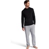 image:imageGaiam Mens Bliss Balance Long Sleeve Pullover Hoodie Relaxed Fit Stretch Midweight MaterialBlack