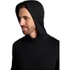 image:imageGaiam Mens Bliss Balance Long Sleeve Pullover Hoodie Relaxed Fit Stretch Midweight MaterialBlack