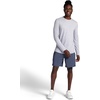 image:imageGaiam Mens Breathe Ease Long Sleeve Crewneck Top Standard Fit Stretch Heavyweight MaterialSleet Heather
