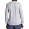 image:imageGaiam Mens Breathe Ease Long Sleeve Crewneck Top Standard Fit Stretch Heavyweight MaterialSleet Heather