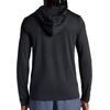 image:imageGaiam Mens Everyday Basic Cowl Neck Hoodie Standard Fit Stretch Midweight MaterialBlack Heather