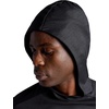 image:imageGaiam Mens Everyday Basic Cowl Neck Hoodie Standard Fit Stretch Midweight MaterialBlack Heather