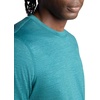image:imageGaiam Mens Everyday Basic Crewneck Top Standard Fit Stretch Midweight MaterialSea Spray Heather