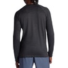 image:imageGaiam Mens Everyday Basic Long Sleeve Crewneck Top Standard Fit Stretch Midweight MaterialBlack Heather