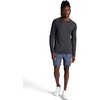image:imageGaiam Mens Everyday Basic Long Sleeve Crewneck Top Standard Fit Stretch Midweight MaterialBrown