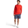 image:imageGaiam Mens Everyday Basic Long Sleeve Crewneck Top Standard Fit Stretch Midweight MaterialMolten Lava Heather