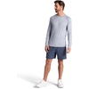 image:imageGaiam Mens Everyday Basic Long Sleeve Crewneck Top Standard Fit Stretch Midweight MaterialSleet Heather