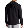 image:imageGaiam Mens Flow State Long Sleeve Cowl Neck Hoodie Standard Fit Stretch Midweight MaterialBlack