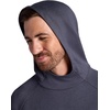 image:imageGaiam Mens Flow State Long Sleeve Cowl Neck Hoodie Standard Fit Stretch Midweight MaterialCool Grey Heather