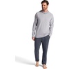 image:imageGaiam Mens Flow State Long Sleeve Cowl Neck Hoodie Standard Fit Stretch Midweight MaterialSleet