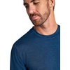 image:imageGaiam Mens Long Sleeve Crewneck Top Standard Fit Stretch Midweight MaterialBlue Wing Teal Heather  Intent