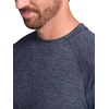 image:imageGaiam Mens Long Sleeve Crewneck Top Standard Fit Stretch Midweight MaterialCool Grey Heather  Bliss Balance