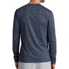 image:imageGaiam Mens Long Sleeve Henley Shirt Standard Fit Stretch Midweight MaterialCool Grey Heather  Bliss Balance