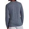 image:imageGaiam Mens Long Sleeve Henley Shirt Standard Fit Stretch Midweight MaterialEbony Heather  Commuter