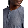 image:imageGaiam Mens Long Sleeve Henley Shirt Standard Fit Stretch Midweight MaterialEbony Heather  Commuter