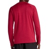 image:imageGaiam Mens Power Long Sleeve Crewneck Top Standard Fit Stretch Heavyweight Fleece MaterialBiking Red Heather