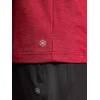 image:imageGaiam Mens Power Long Sleeve Crewneck Top Standard Fit Stretch Heavyweight Fleece MaterialBiking Red Heather