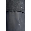 image:imageGaiam Mens Power Long Sleeve Crewneck Top Standard Fit Stretch Heavyweight Fleece MaterialBlack Heather