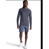 image:imageGaiam Mens Power Long Sleeve Crewneck Top Standard Fit Stretch Heavyweight Fleece MaterialEbony Heather