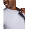 image:imageGaiam Mens Stretch Tech TShirt with Pocket Standard Fit Stretch Midweight MaterialSleet