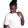 image:imageGaiam Mens Stretch Tech TShirt with Pocket Standard Fit Stretch Midweight MaterialStark White