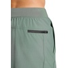 image:imageGaiam Mens Upside 7 Short with Liner Standard Fit Stretch Lightweight Material MoistureWickingDuck Green