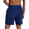 image:imageGaiam Mens Upside 7 Short with Liner Standard Fit Stretch Lightweight Material MoistureWickingMedieval Blue