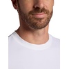image:imageGaiam Mens Zen Vent Short Sleeve Crewneck TShirt Standard Fit Stretch Midweight MaterialStark White