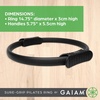 image:imageGaiam Pilates Ring Fitness Circle Toning Arms Legs amp Core  15 Magic Circle  Foam Padded Handles  Lightweight amp Flexible  Home amp Studio  Includes Exercise GuideSureGrip Black