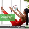 image:imageGaiam Pilates Ring Fitness Circle Toning Arms Legs amp Core  15 Magic Circle  Foam Padded Handles  Lightweight amp Flexible  Home amp Studio  Includes Exercise GuideDusty PinkSeafoam