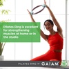 image:imageGaiam Pilates Ring Fitness Circle Toning Arms Legs amp Core  15 Magic Circle  Foam Padded Handles  Lightweight amp Flexible  Home amp Studio  Includes Exercise GuideDusty PinkSeafoam