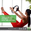 image:imageGaiam Pilates Ring Fitness Circle Toning Arms Legs amp Core  15 Magic Circle  Foam Padded Handles  Lightweight amp Flexible  Home amp Studio  Includes Exercise GuideBlack