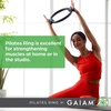 image:imageGaiam Pilates Ring Fitness Circle Toning Arms Legs amp Core  15 Magic Circle  Foam Padded Handles  Lightweight amp Flexible  Home amp Studio  Includes Exercise GuideBlack