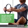 image:imageGaiam Pilates Ring Fitness Circle Toning Arms Legs amp Core  15 Magic Circle  Foam Padded Handles  Lightweight amp Flexible  Home amp Studio  Includes Exercise GuideBlack