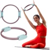 image:imageGaiam Pilates Ring Fitness Circle Toning Arms Legs amp Core  15 Magic Circle  Foam Padded Handles  Lightweight amp Flexible  Home amp Studio  Includes Exercise GuideDusty PinkSeafoam