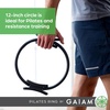 image:imageGaiam Pilates Ring Fitness Circle Toning Arms Legs amp Core  15 Magic Circle  Foam Padded Handles  Lightweight amp Flexible  Home amp Studio  Includes Exercise GuideBlack
