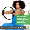 image:imageGaiam Pilates Ring Fitness Circle Toning Arms Legs amp Core  15 Magic Circle  Foam Padded Handles  Lightweight amp Flexible  Home amp Studio  Includes Exercise GuideSureGrip Black