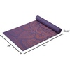 image:imageGaiam Premium Yoga Mat 6mm Thick Print Mat  Premium 6mm thick cushioning for joint support Nonslip print design for yoga Pilates amp floor workoutsAthenian Rose
