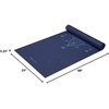 image:imageGaiam Premium Yoga Mat 6mm Thick Print Mat  Premium 6mm thick cushioning for joint support Nonslip print design for yoga Pilates amp floor workoutsCelestial Blue
