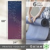 image:imageGaiam Premium Yoga Mat 6mm Thick Print Mat  Premium 6mm thick cushioning for joint support Nonslip print design for yoga Pilates amp floor workoutsSublime Sky