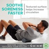 image:imageGaiam Restore Compact Textured Foam Roller 12 Muscle Recovery  12L x 4 Diameter  Textured Surface  Deep Tissue Massage  TravelFriendly  Muscle Recovery