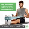 image:imageGaiam Restore Flat Resistance Band Kit 3Pack  Flat Loop Bands  Stretching Physical Therapy amp FullBody Resistance Training  Light Medium amp Heavy Resistance