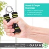 image:imageGaiam Restore Hand Grip 2Pack  Hand Strengthener Grips Foam Handle Medium Resistance for Physical Therapy Arthritis Carpel Tunnel Finger Forearm amp Hand Pain Relief
