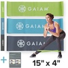 image:imageGaiam Restore Loop Band KitSet of 3 Light MediumHeavy Lower Body Loop Resistance Bands for Legs and Booty Exercises amp Workouts15x 4Bands15 x 4 Bands
