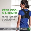 image:imageGaiam Restore Posture Corrector for Women amp Men  Back Straightener Adjustable Straps Compact Brace Support for Clavicle Neck Shoulder Invisible Pain ReliefNeoprene