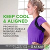 image:imageGaiam Restore Posture Corrector for Women amp Men  Back Straightener Adjustable Straps Compact Brace Support for Clavicle Neck Shoulder Invisible Pain ReliefClassic