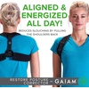 image:imageGaiam Restore Posture Corrector for Women amp Men  Back Straightener Adjustable Straps Compact Brace Support for Clavicle Neck Shoulder Invisible Pain ReliefClassic