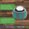 image:imageGaiam Restore Rolling Massager Cold Therapy Cold  Ergonomic Roller Ball  Targeted Muscle Joint amp TriggerPoint Recovery  Compact Size  Pre amp PostWorkout Use1 EA