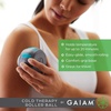 image:imageGaiam Restore Rolling Massager Cold Therapy Cold  Ergonomic Roller Ball  Targeted Muscle Joint amp TriggerPoint Recovery  Compact Size  Pre amp PostWorkout Use1 EA